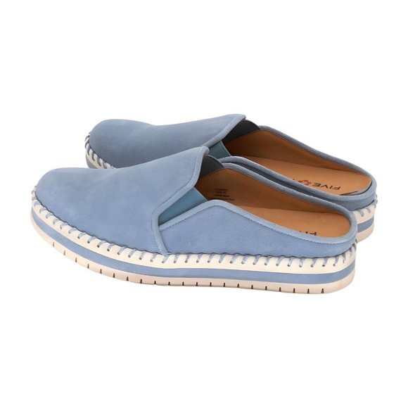 FIVE TRIBE Gentle Angel Blue Suede 8.5 M - Picture 5 of 7